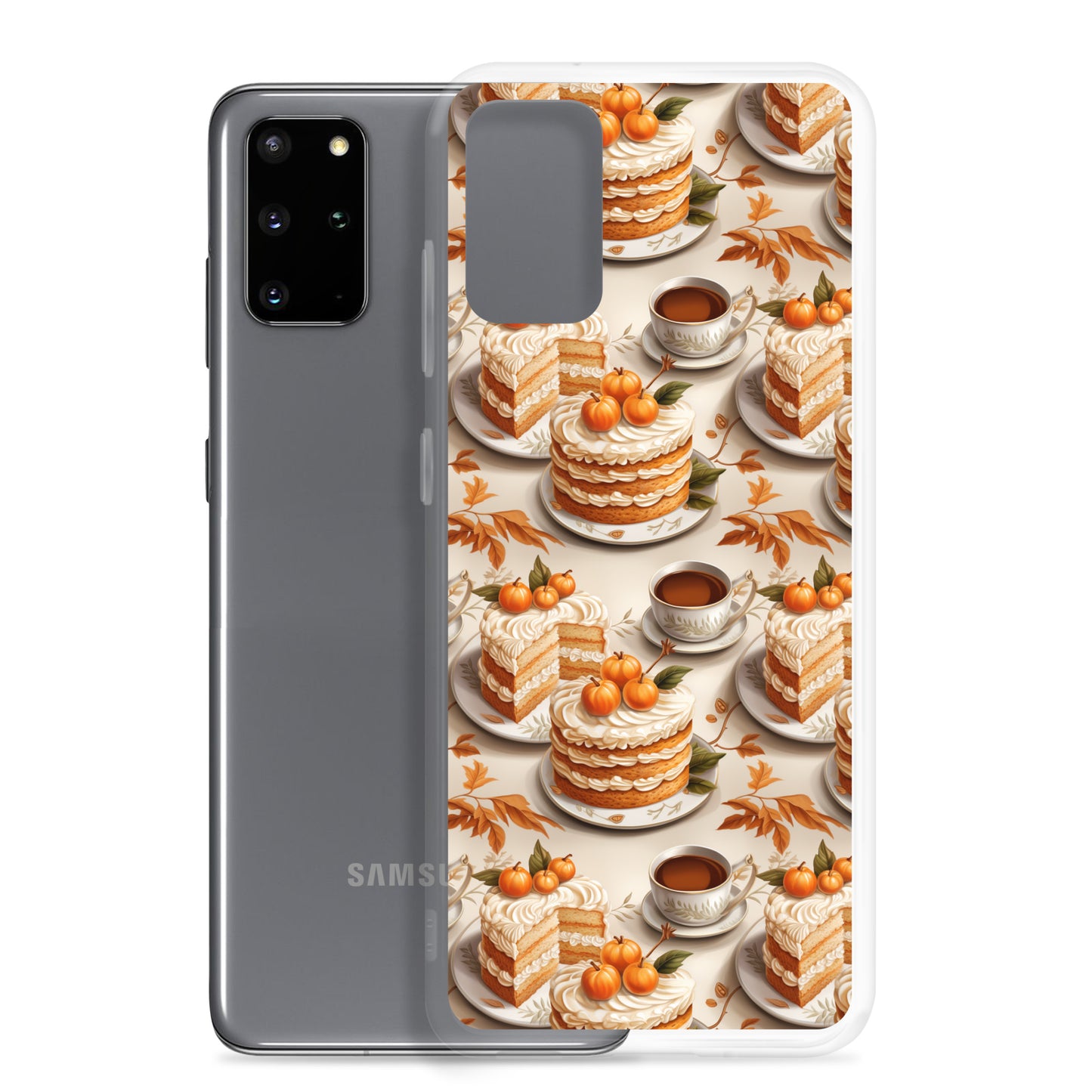 Clear Case for Samsung® Fall Fashion Autumn Spice and Pumpkin Pie
