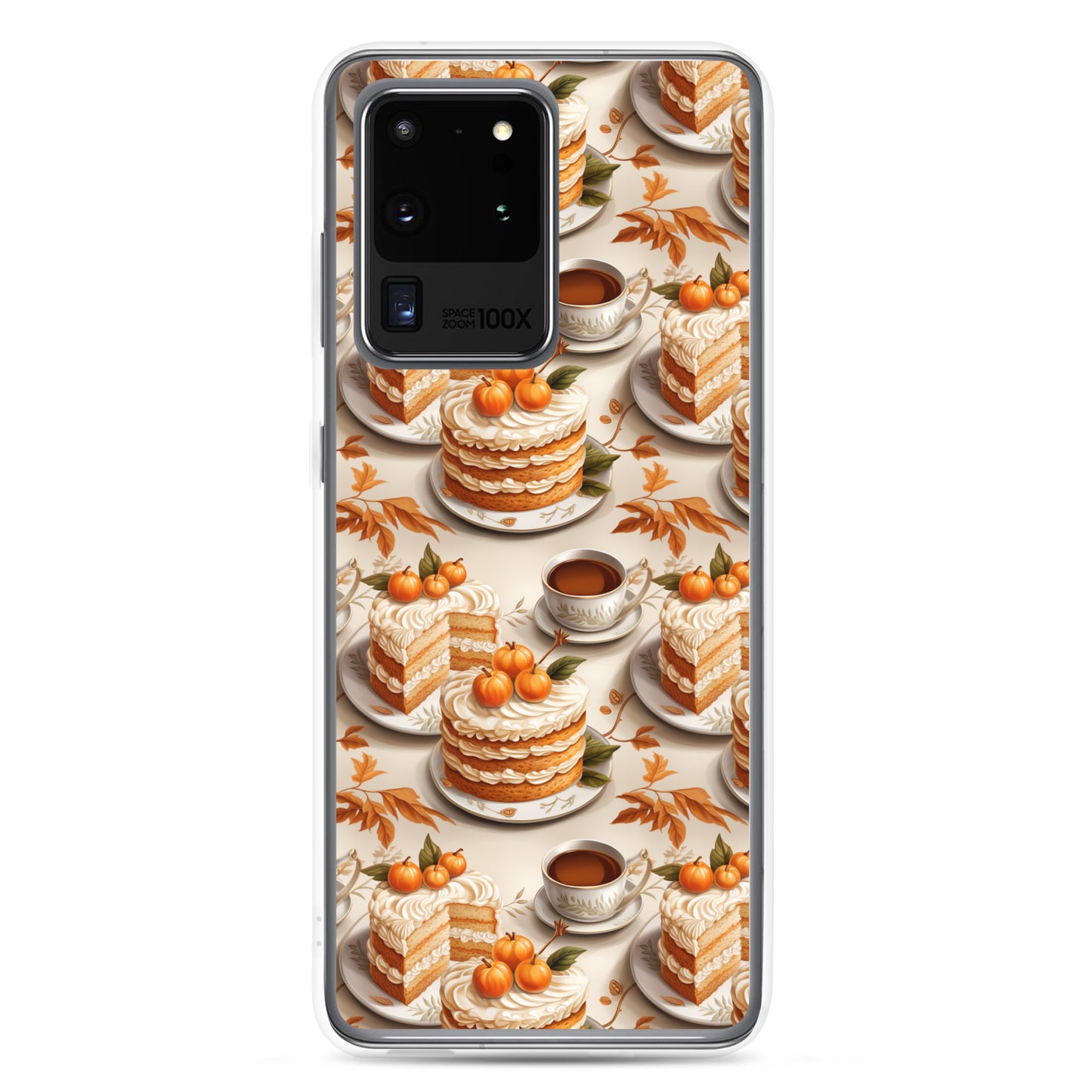 Clear Case for Samsung® Fall Fashion Autumn Spice and Pumpkin Pie