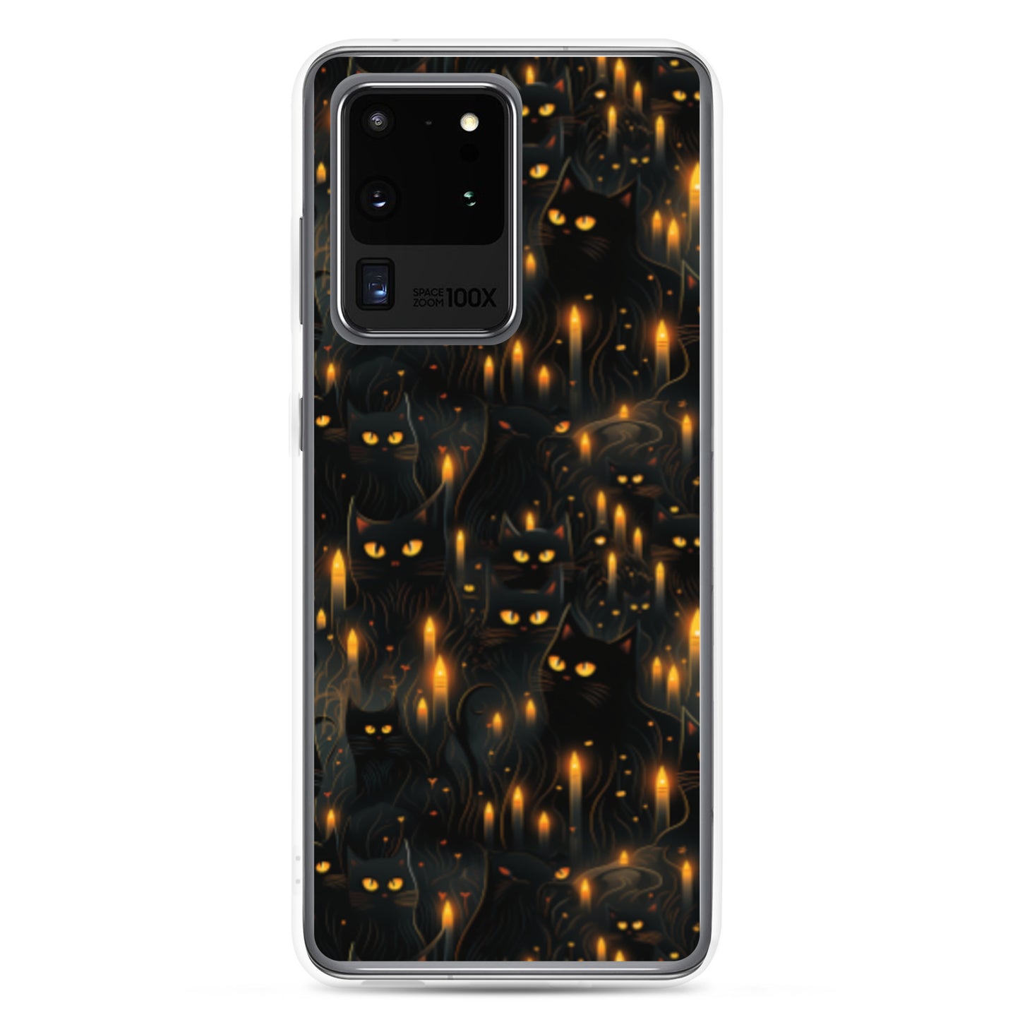 Clear Case for Samsung® Halloween Sinister Black Cats