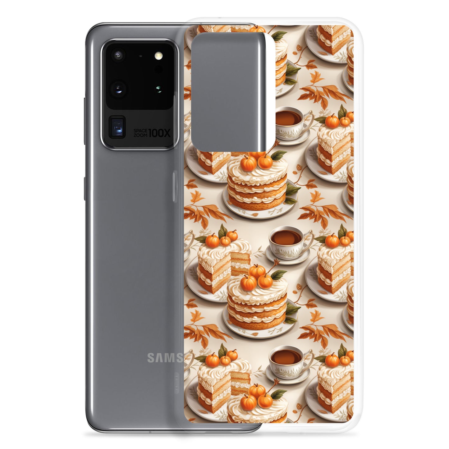 Clear Case for Samsung® Fall Fashion Autumn Spice and Pumpkin Pie
