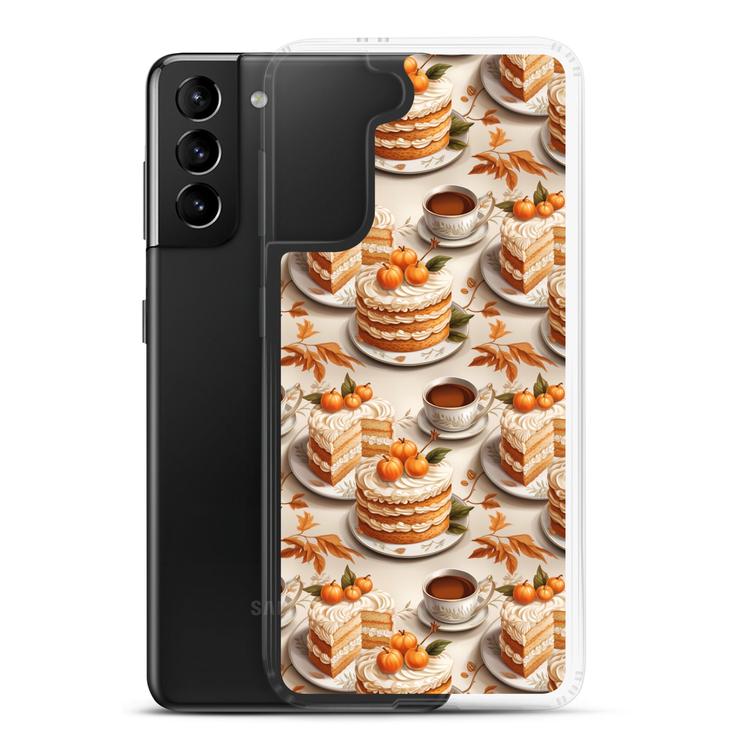 Clear Case for Samsung® Fall Fashion Autumn Spice and Pumpkin Pie