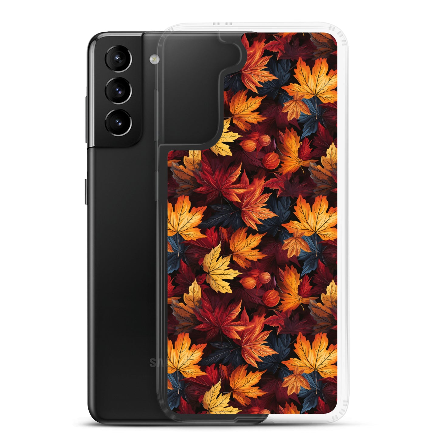 Clear Case for Samsung® Autumn Leaves Scatter
