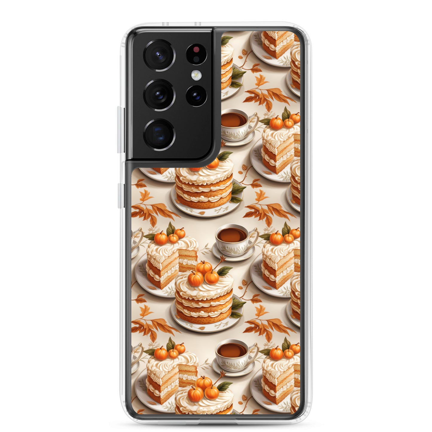 Clear Case for Samsung® Fall Fashion Autumn Spice and Pumpkin Pie