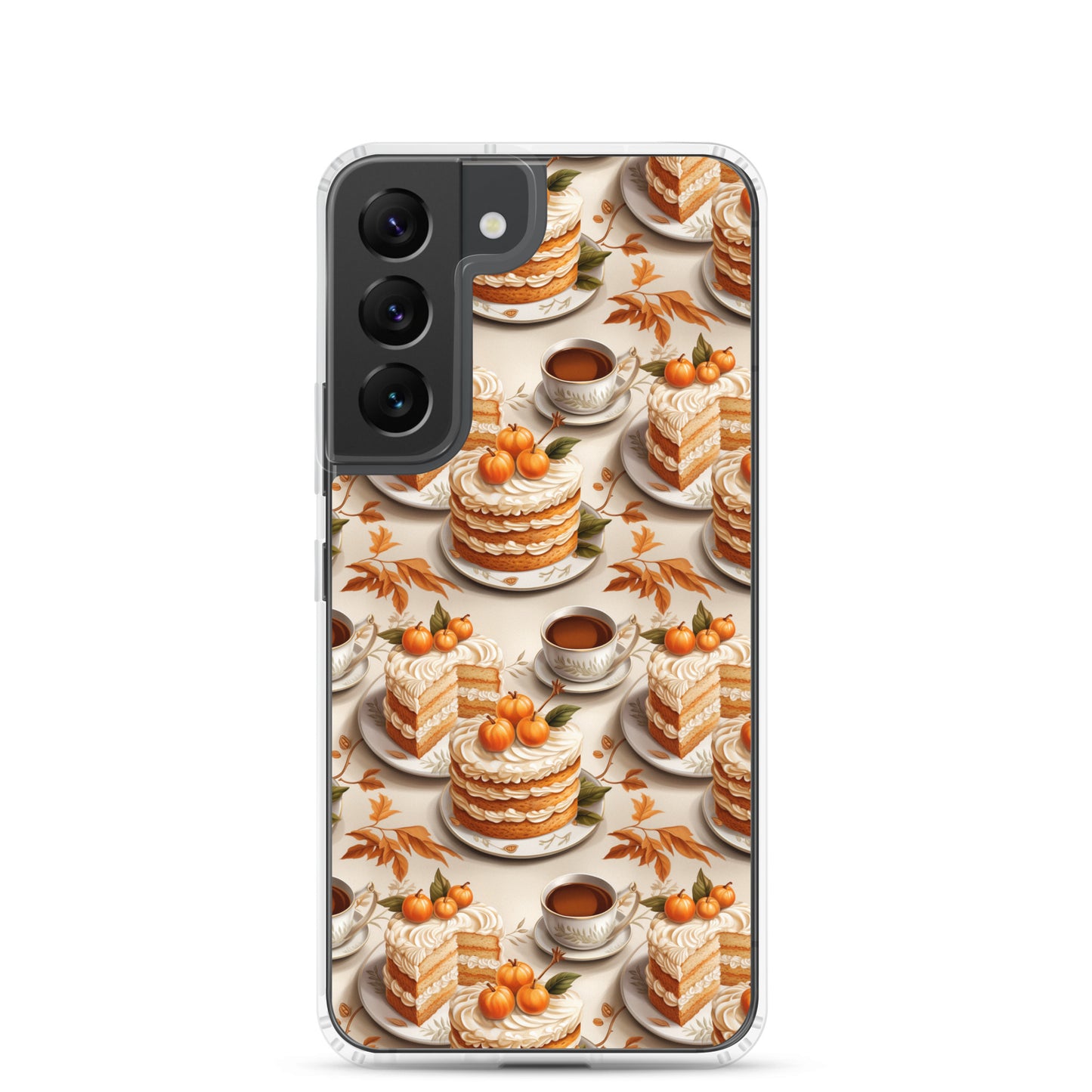 Clear Case for Samsung® Fall Fashion Autumn Spice and Pumpkin Pie