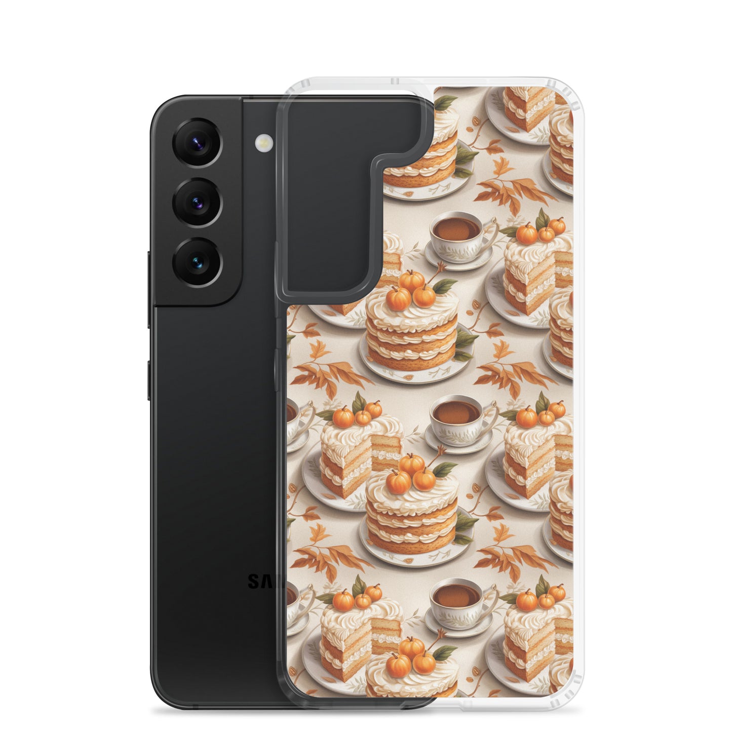 Clear Case for Samsung® Fall Fashion Autumn Spice and Pumpkin Pie