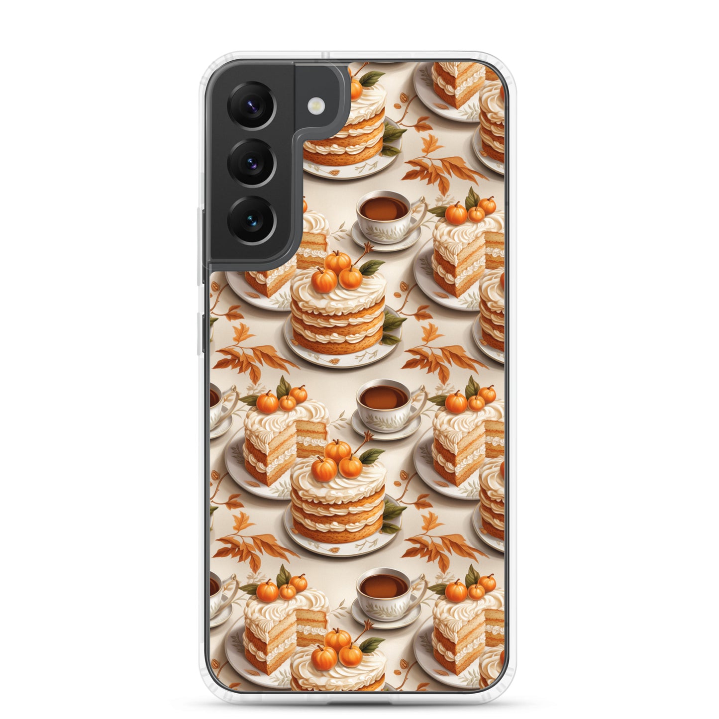 Clear Case for Samsung® Fall Fashion Autumn Spice and Pumpkin Pie