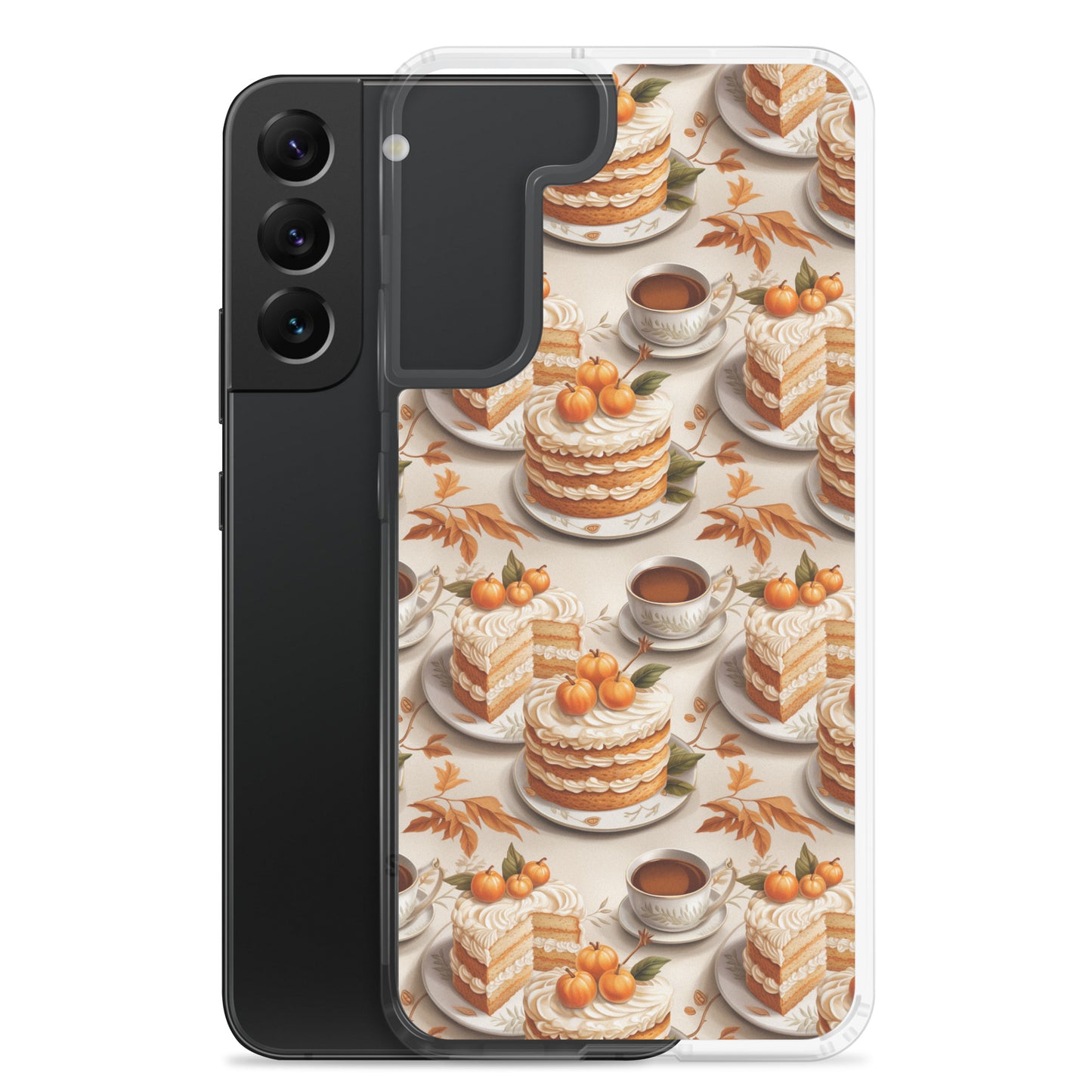 Clear Case for Samsung® Fall Fashion Autumn Spice and Pumpkin Pie