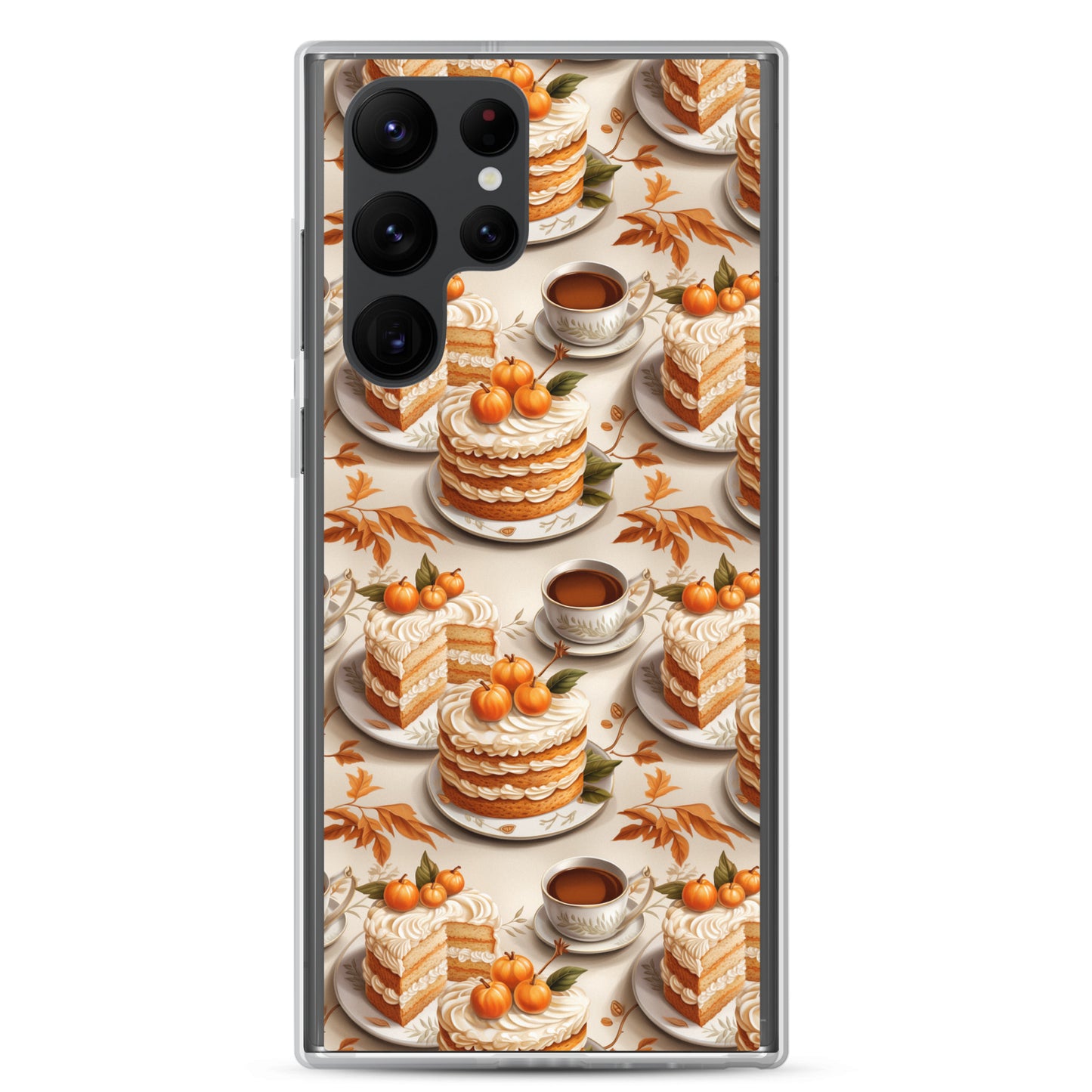 Clear Case for Samsung® Fall Fashion Autumn Spice and Pumpkin Pie
