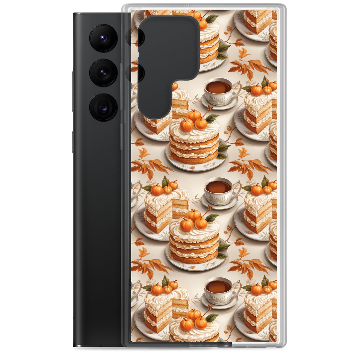 Clear Case for Samsung® Fall Fashion Autumn Spice and Pumpkin Pie