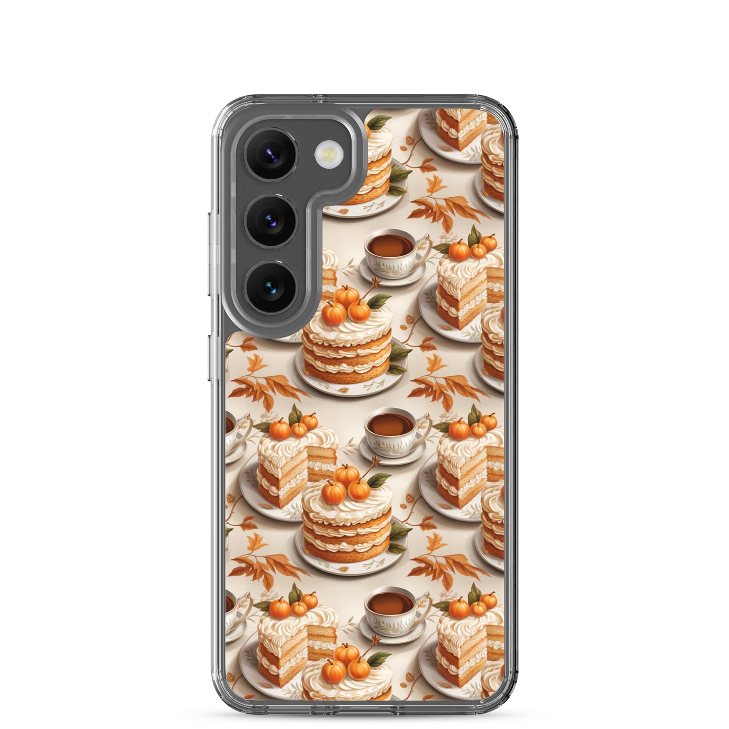 Clear Case for Samsung® Fall Fashion Autumn Spice and Pumpkin Pie