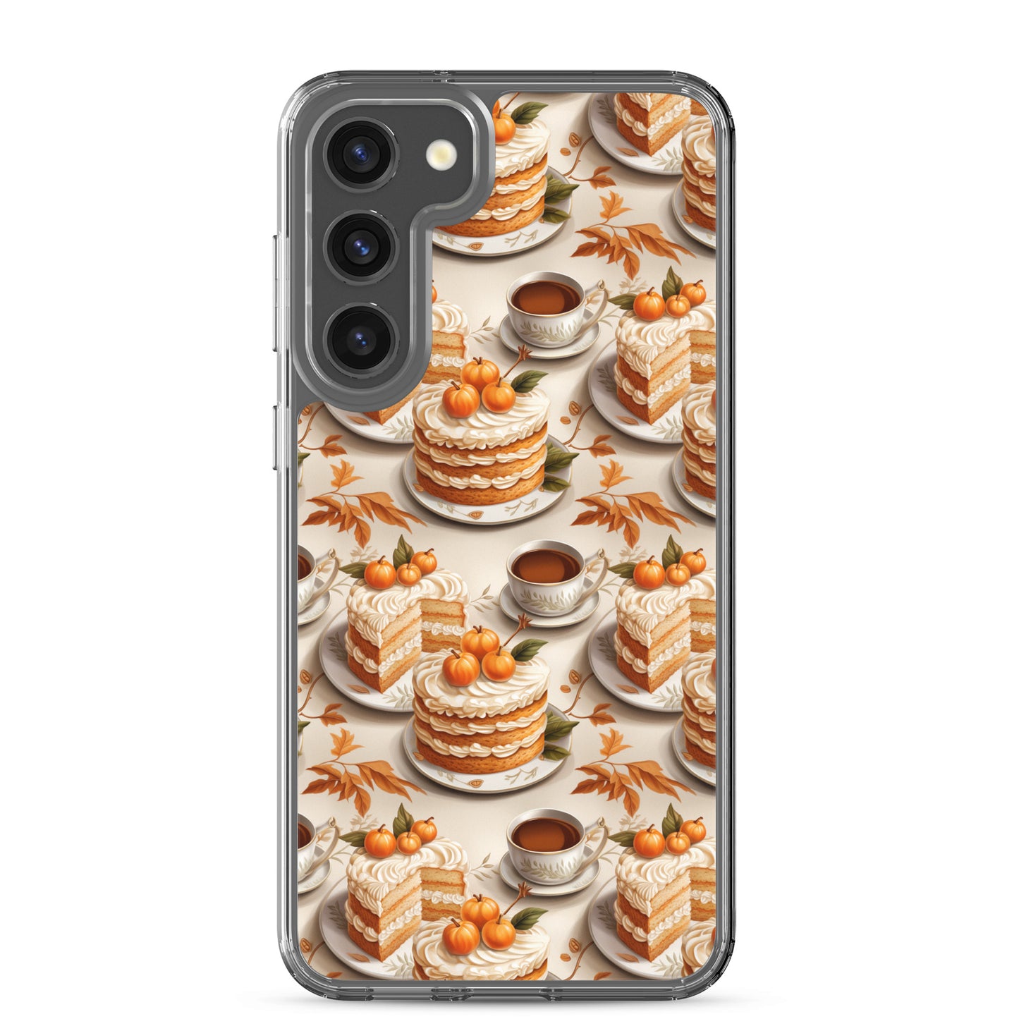 Clear Case for Samsung® Fall Fashion Autumn Spice and Pumpkin Pie
