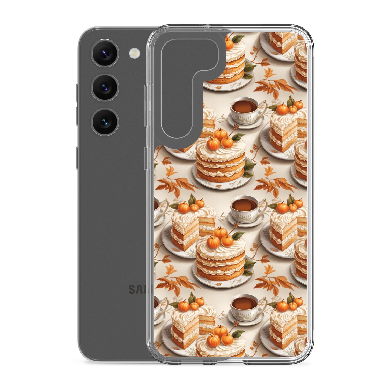 Clear Case for Samsung® Fall Fashion Autumn Spice and Pumpkin Pie