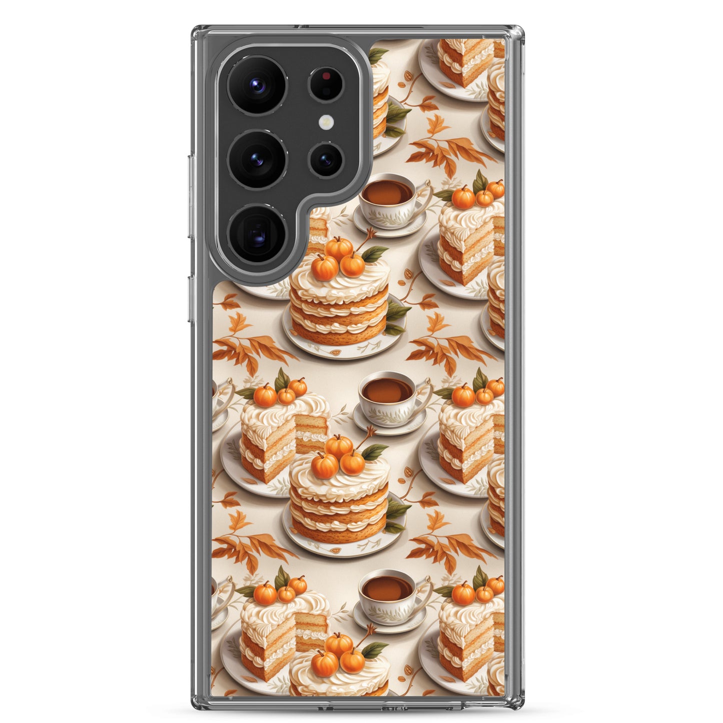 Clear Case for Samsung® Fall Fashion Autumn Spice and Pumpkin Pie