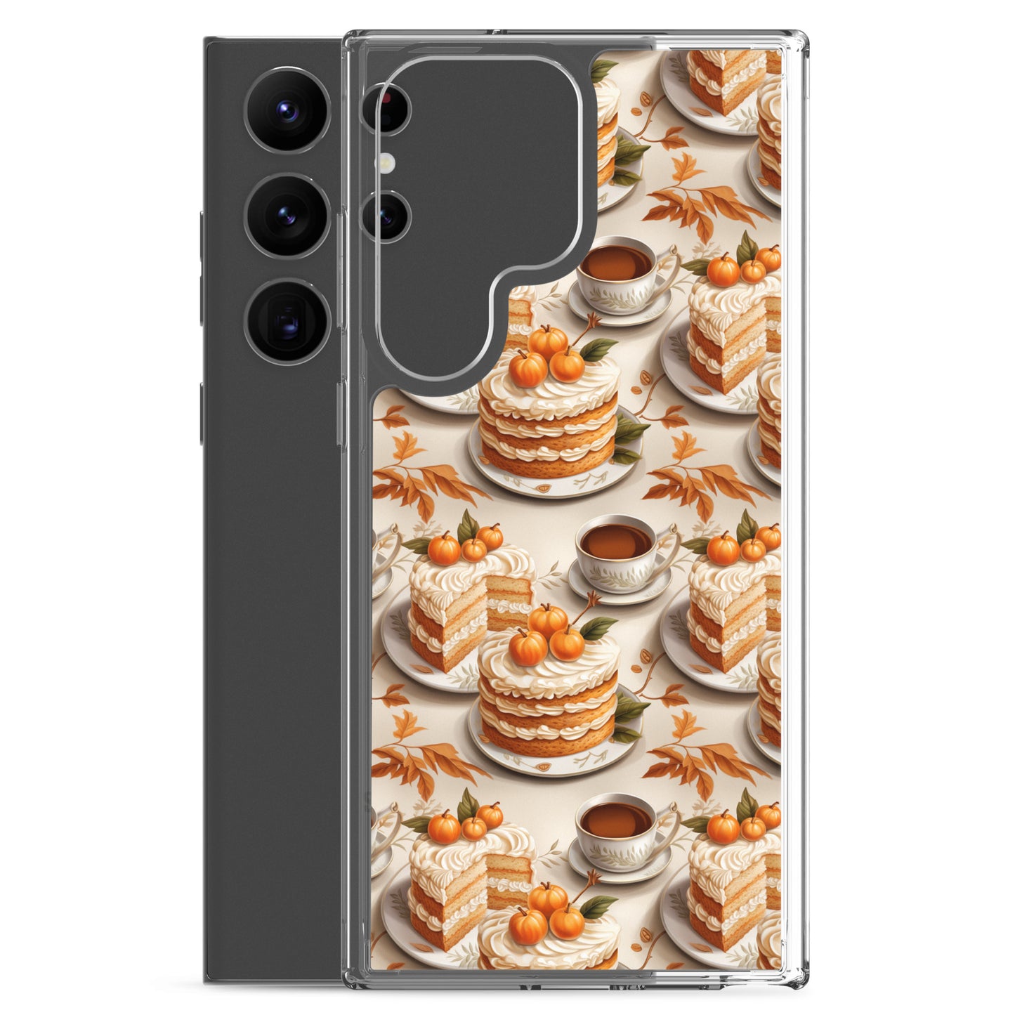 Clear Case for Samsung® Fall Fashion Autumn Spice and Pumpkin Pie
