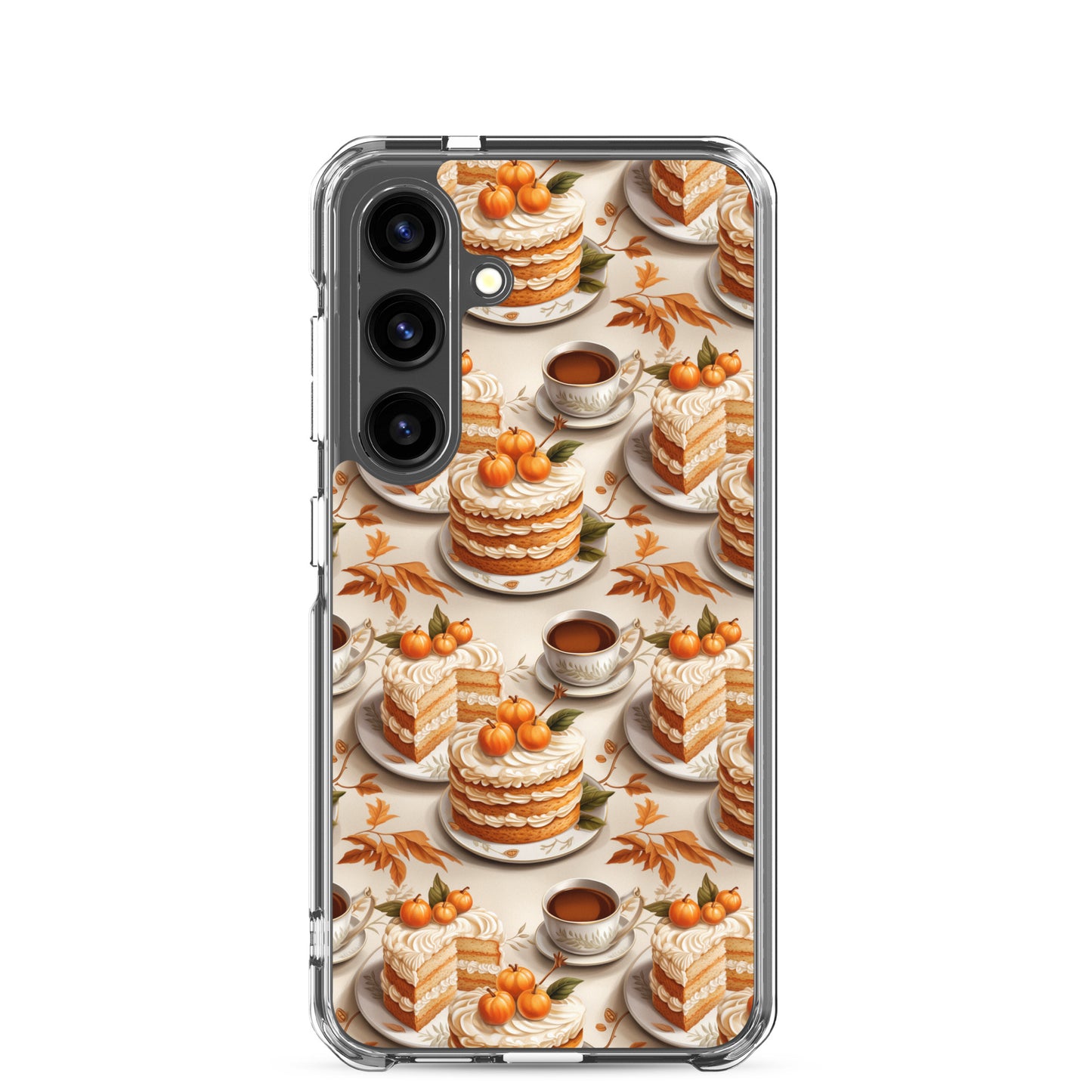 Clear Case for Samsung® Fall Fashion Autumn Spice and Pumpkin Pie