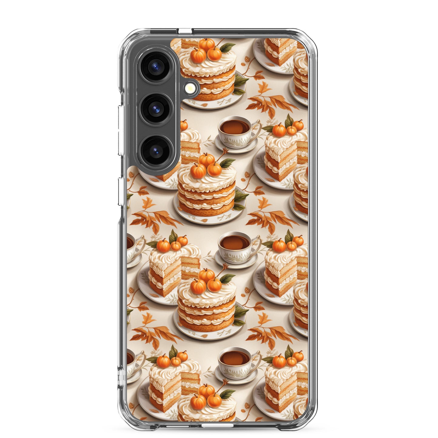 Clear Case for Samsung® Fall Fashion Autumn Spice and Pumpkin Pie