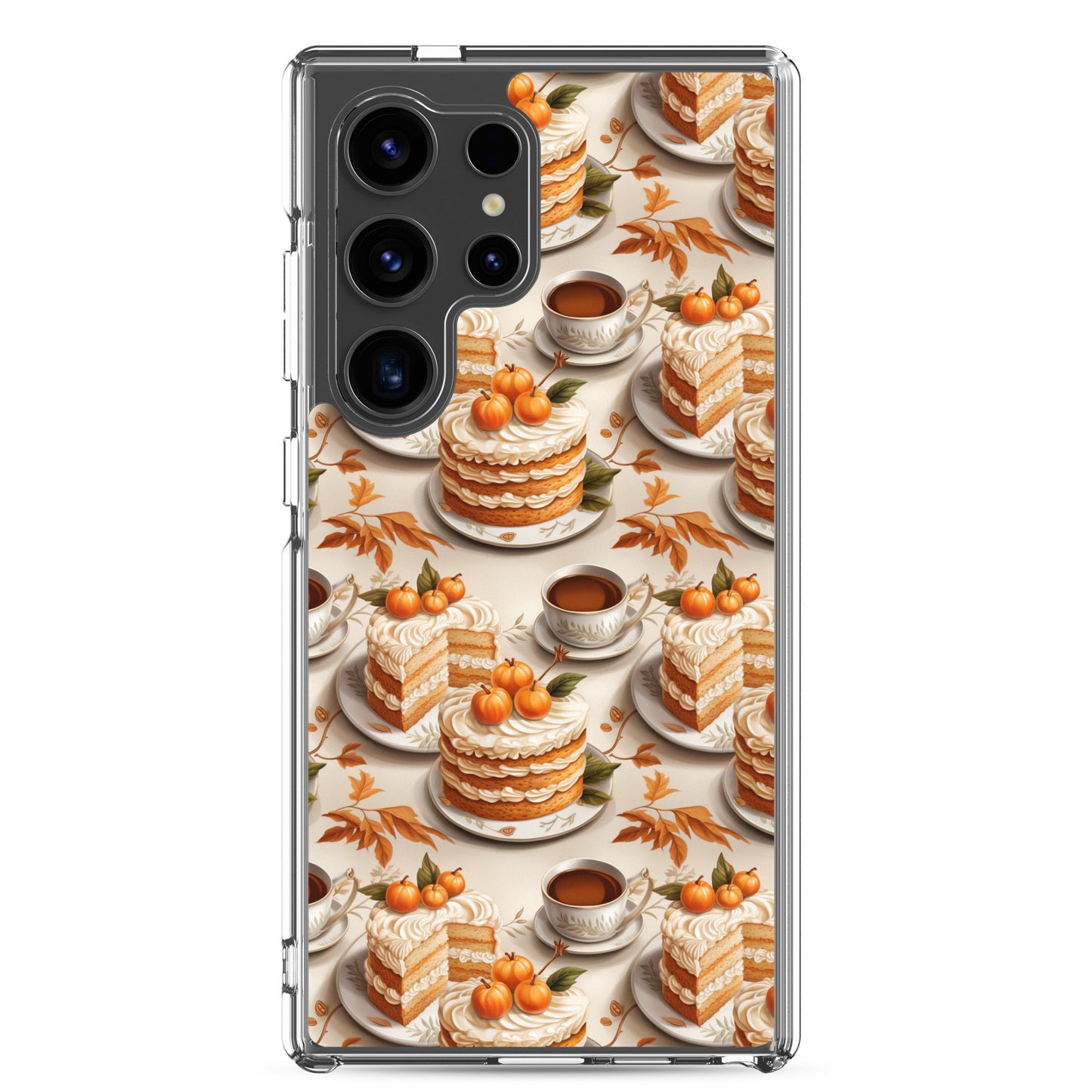 Clear Case for Samsung® Fall Fashion Autumn Spice and Pumpkin Pie