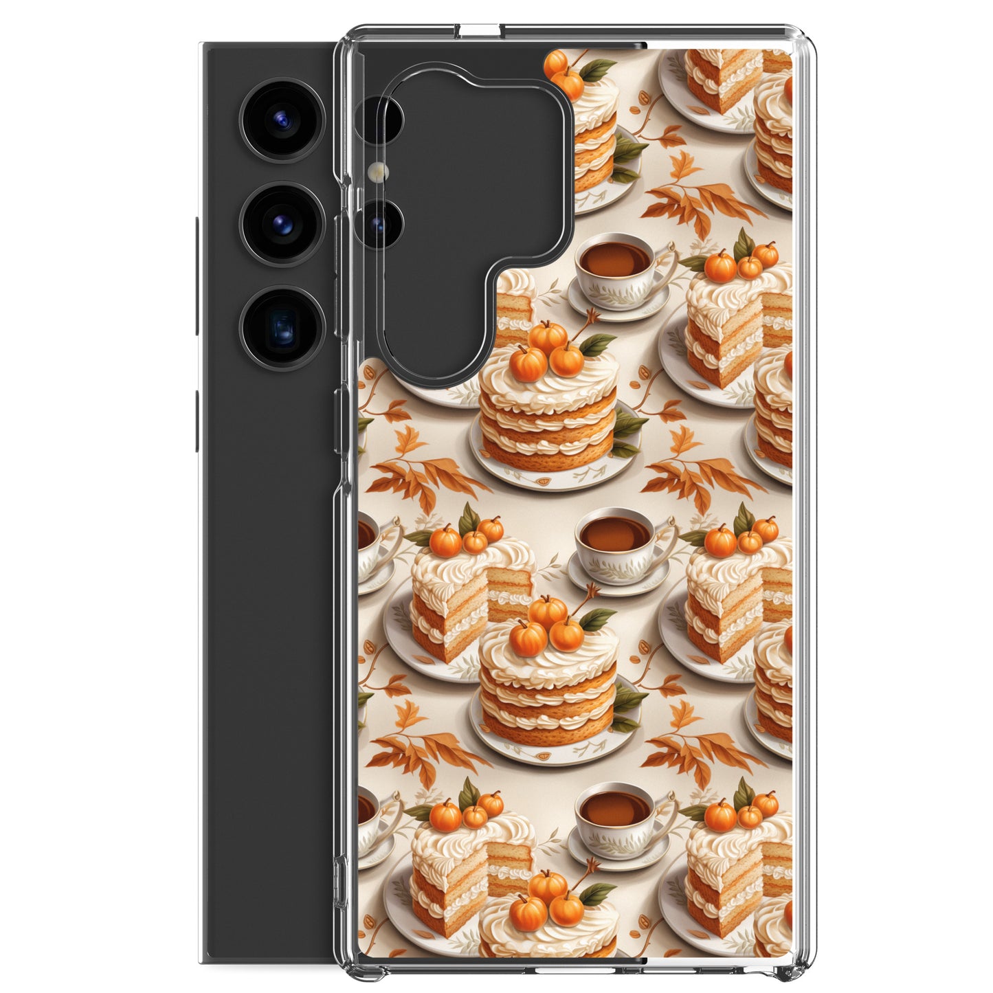 Clear Case for Samsung® Fall Fashion Autumn Spice and Pumpkin Pie