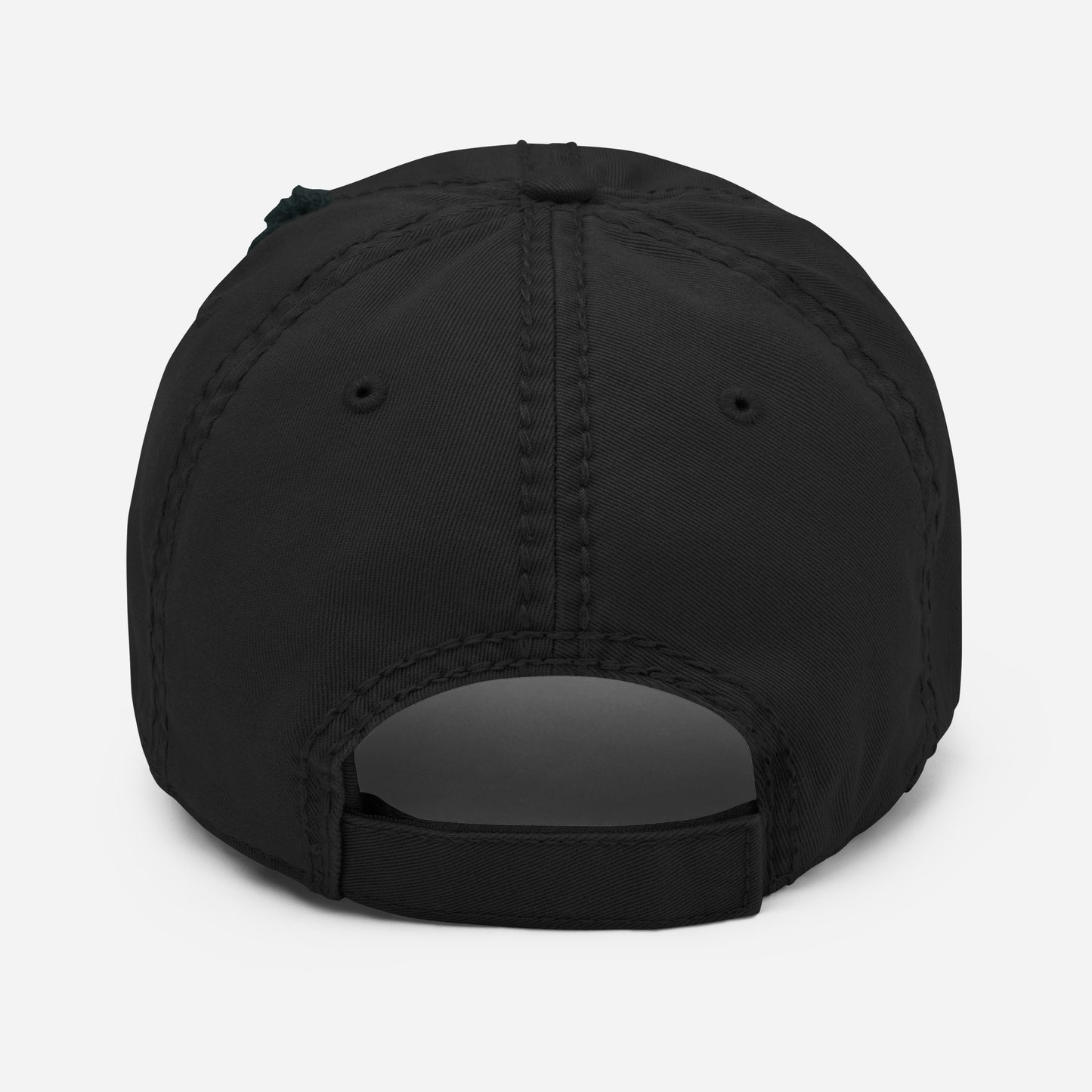 Distressed Dad Hat Polluted World Green Logo