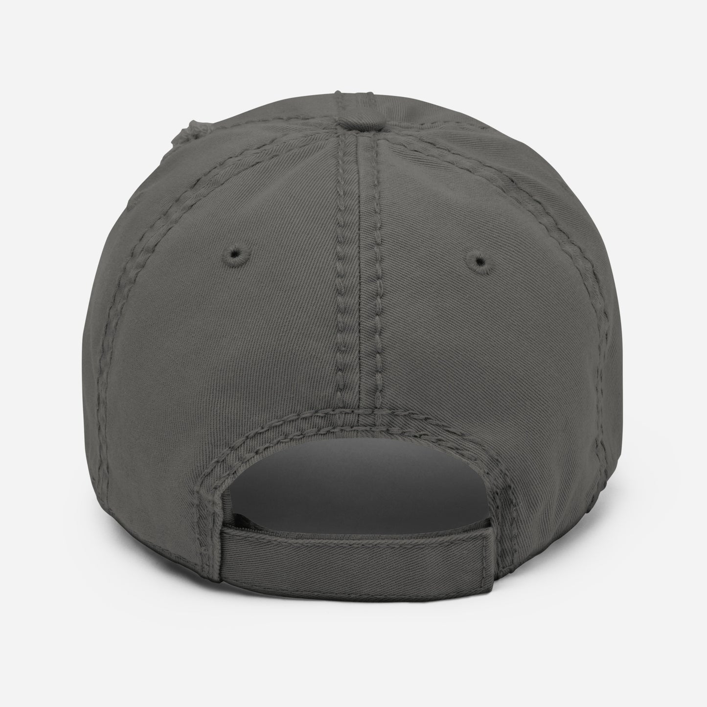 Distressed Dad Hat Polluted World Green Logo