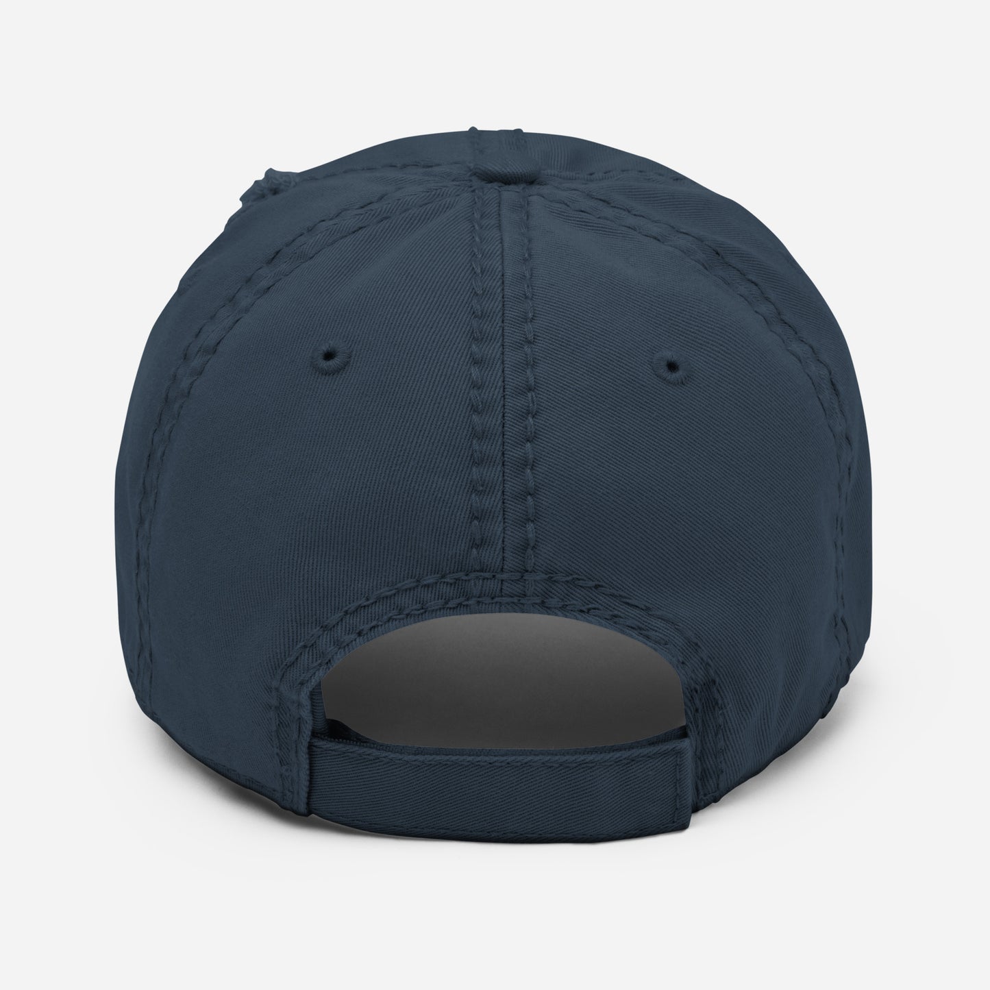 Distressed Dad Hat Polluted World Green Logo